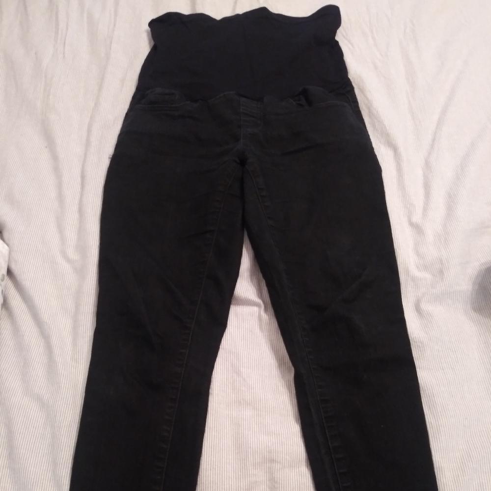 Black maternity jeans